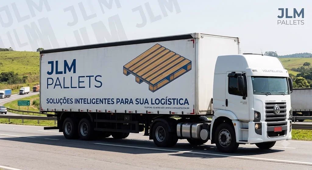 Coleta de pallets da JLM Pallets
