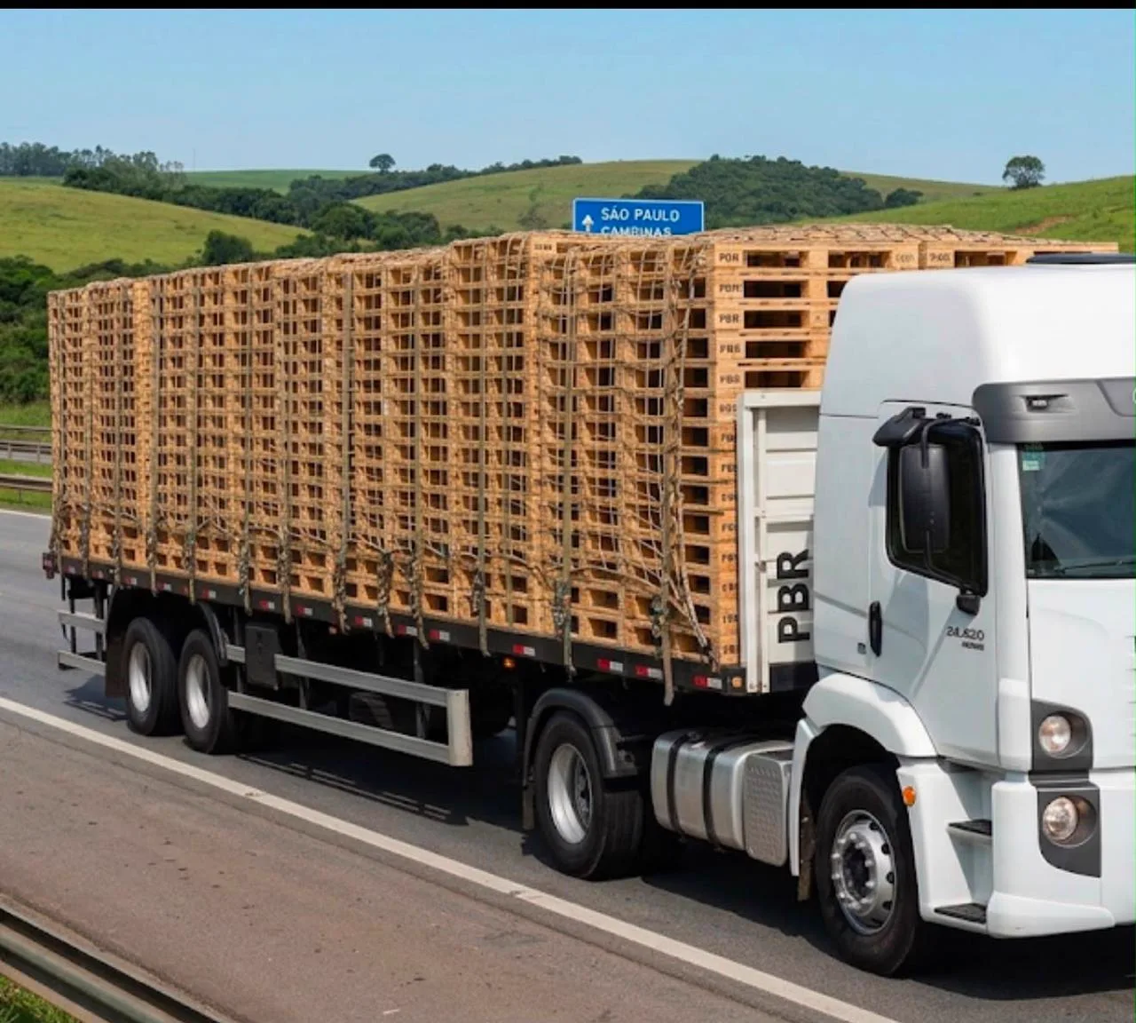 Entrega de pallets pela JLM Pallets em Guarulhos e Grande São Paulo